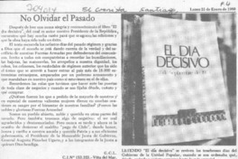 No olvidar el pasado No olvidar el pasado