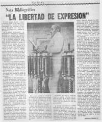 La libertad de expresión"