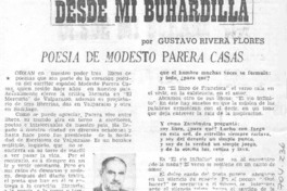Poesía de Modesto Parera Casas Poesía de Modesto Parera Casas