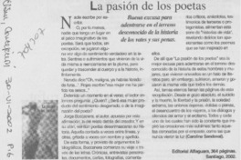 La pasión de los poetas La pasión de los poetas