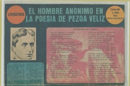 El hombre anónimo en la poesía de Pezoa Véliz El hombre anónimo en la poesía de Pezoa Véliz