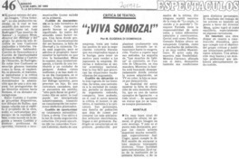 "¡Viva somoza!" "¡Viva somoza!"