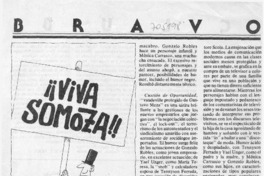 Viva Somoza Viva Somoza