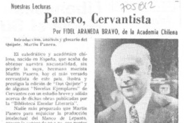 Panero, cervantista Panero, cervantista