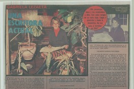 Una escritora actual Una escritora actual