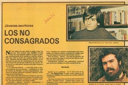 Los no consagrados. Los no consagrados.