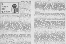 Antipoemas Antipoemas