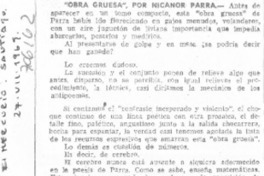 Obra gruesa".