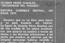 Recuerdos del pasado Recuerdos del pasado