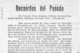 Recuerdos del pasado Recuerdos del pasado