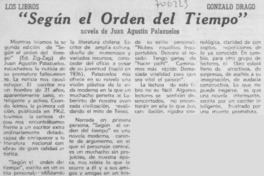 Según el orden del tiempo" Según el orden del tiempo"