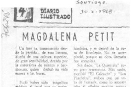 Magdalena Petit Magdalena Petit