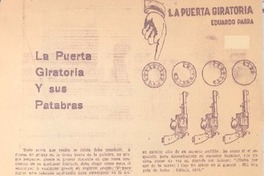 La puerta giratoria y sus patabras La puerta giratoria y sus patabras