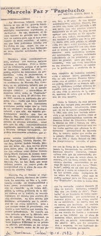 Marcela Paz y "Papelucho"