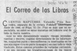 Cuentos mapuches. Cuentos mapuches.