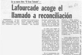 Lafourcade acoge el llamado a reconciliación. Lafourcade acoge el llamado a reconciliación.