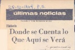 Donde se cuenta lo que aquí se verá Donde se cuenta lo que aquí se verá
