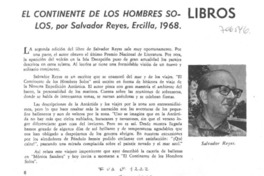 El Continente de los hombres solos