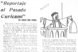 Reportaje al pasado curicano" Reportaje al pasado curicano"