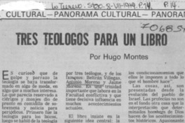 Tres teologos para un libro Tres teologos para un libro