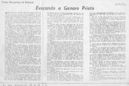 Evocando a Jenaro Prieto. Evocando a Jenaro Prieto.