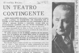 Un Teatro contingente.