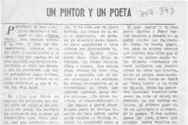 Un pintor y un poeta