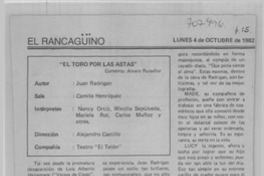 El toro por las astas El toro por las astas