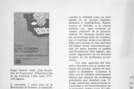 Chile, ¿una economía de transición? Chile, ¿una economía de transición?