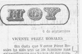 Vicente Pérez Rosales Vicente Pérez Rosales