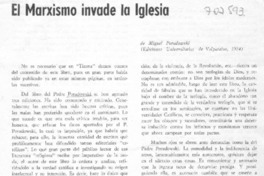 El marxismo invade la iglesia. El marxismo invade la iglesia.