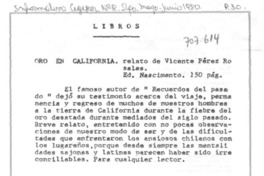 Oro en California
