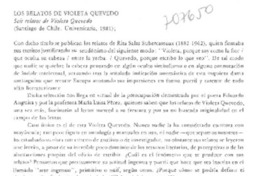 Los relatos de Violeta Quevedo Los relatos de Violeta Quevedo