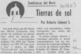 Tierras de sol