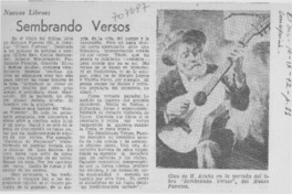 Sembrando versos.