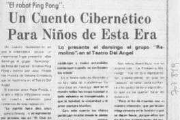 Un cuento cibernético para niños de esta era Un cuento cibernético para niños de esta era