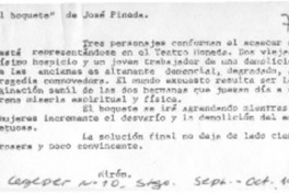 "El Boquete" de José Pineda "El Boquete" de José Pineda