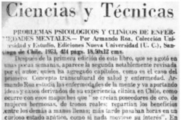 Problemas psicológicos y clínicos de enfermedaes mentales. Problemas psicológicos y clínicos de enfermedaes mentales.