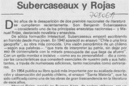 Subercaseaux y Rojas