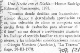 Una Noche con el diablo. Una Noche con el diablo.