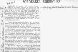 Zorobabel Rodríguez. Zorobabel Rodríguez.