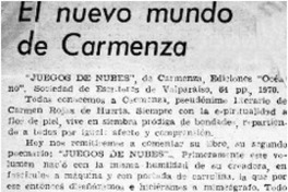 El nuevo mundo de Carmenza El nuevo mundo de Carmenza
