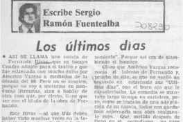 Los últimos días