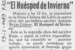 El Huésped de invierno.