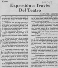 Expresión a través del teatro Expresión a través del teatro