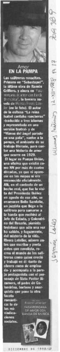 Amor en la pampa.