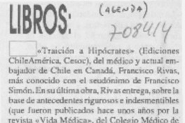Traición a Hipócrates". Traición a Hipócrates".