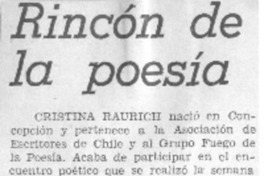Cristina Raurich. Cristina Raurich.