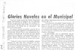 Glorias Navales en el Municipal. Glorias Navales en el Municipal.