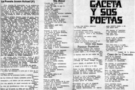 La poesía joven actal (V) La poesía joven actal (V)